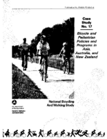 Bicycle and Pedestrian Policies and Programs in Asia Australia and New Zealand