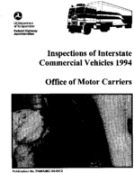 Inspections of Interstate Commercial Vehicles 1994