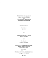 Evaluation of flyash in lean concrete base and continuously reinforced concrete pavements  final report