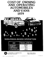 Cost of Owning and Operating Automobiles and Vans 1979