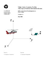 Volpe Center Acoustics Facility timespacepositioninformation system differential global positioning system users guide version 12