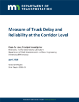 Measure of Truck Delay and Reliability at the Corridor Level