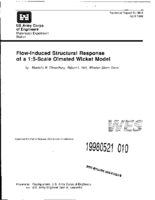 FlowInduced Structural Response of a 15Scale Olmsted Wicket Model