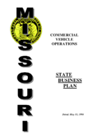 Missouri commercial vehicle operations  state business plan