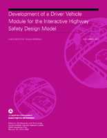 Development of a Driver Vehicle Module DVM for the Interactive Highway Safety Design Model IHSDM