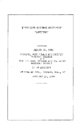 Interstate Commerce Commision Report of the Accident  Investigation Occuring on the CHICAGO ROCK ISLAND AND PACIFIC RAILROAD COMPANY AND THE NEW YORK CHICAGO AND ST LOUIS RAILROAD COMPANY PULLMAN JCT CHICAGO IL