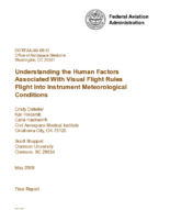 Understanding the Human Factors Associated with Visual Flight Rules Flight into Instrument Meteorological Conditions
