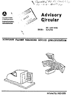 AC 12045A Airplane Flight Training Device Qualification