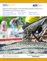 Experimental Investigation of the SelfHealing Potential of Bacteria for Sustainable Concrete Structures Phase 2