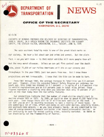 Remarks Prepared for Delivery by Secretary of Transportation John A Volpe in a Speech before the Insurance Institute for Highway Safety