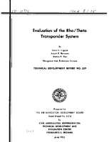 Evaluation of The RHOThete Transponder System