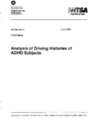 Analysis of driving histories of ADHD subjects