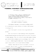 The Case for Highway Planning Address by Federal Highway Administrator FC Turner before the Annual Convention American Association of State Highway Officials Fontainebleau Hotel Miami Beach Florida December 6 1971
