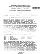 Air Carrier Reporting Punctuality Assessment Accounting and Report Directive 199902