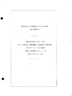 Interstate Commerce Commision Report of the Accident  Investigation Occuring on the NORFOLK SOUTHERN RAILROAD OAKBORO N C