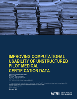 Improving Computational Usability of Unstructured Pilot Medical Certification Data