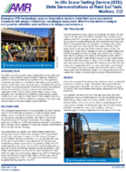 InSitu Scour Testing Device ISTD State Demonstrations of Field Soil Tests Watkins CO fact sheet
