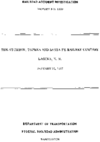 Interstate Commerce Commision Report of the Accident  Investigation Occuring on the ATCHISON TOPEKA AND SANTA FE RAILWAY COMPANY LAGUNA NM
