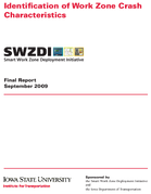 Identification of Work Zone Crash Characteristics