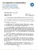 Department of Transportation News Releases July 1979