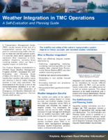 Weather integration in TMC operations  a selfevaluation and planning guide