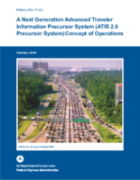 A next generation advanced traveler information precursor system ATIS 20 precursor system concept of operations