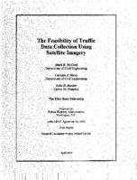 The Feasibility of Traffic Data Collection Using Satellite Imagery 1995