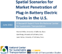 Spatial Scenarios for Market Penetration of PlugIn Battery Electric Trucks in the US