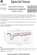 Special Issue  Weekly Traffic Volume Report Interstate Travel for Week No 25 6212021  6272021