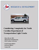 Considering Conspicuity for North Carolina Department of Transportation Light Trucks Final Report