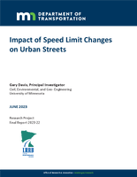 Impact of Speed Limit Changes on Urban Streets