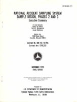 National accident sampling system sample design phases 2 and 3  executive summary