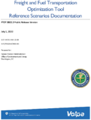 Freight and Fuel Transportation Optimization Tool Reference Scenarios Documentation