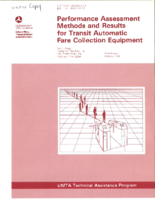 Performance Assessment Methods and Results for Transit Automatic Fare Collection Equipment