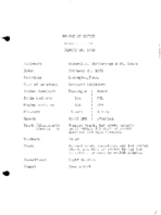 Interstate Commerce Commision Report of the Accident  Investigation Occuring on the NASHVILLE CHATTANOOGA AND ST LOUIS RAILWAY LEXINGTON TN