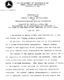 Prepared for Delivery before the Subcommittee on Investigations and Oversight of the House of Representatives Committee on Public Works