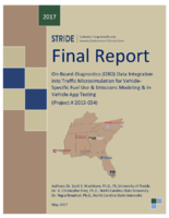OnBoardDiagnostics OBD Data Integration into Traffic Microsimulation for VehicleSpecific Fuel Use  Emissions Modeling  InVehicle App Testing