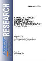 Connected Vehicle Winter Safety Improvement With Infrared Thermography Technology