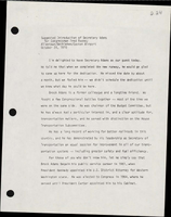 Suggested Introduction of Secretary Adams for Congressman Fred Rooney