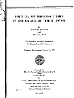 Analytical and Simulation Studies of TerminalArea Air Traffic Control