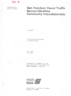 San Francisco Vessel Traffic ServiceMaritime Community Interrelationship
