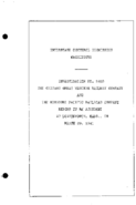 Interstate Commerce Commision Report of the Accident  Investigation Occuring on the CHICAGO GREAT WESTERN RAILWAY AND MISSOURI PACIFIC RAILROAD REPORT LEAVEWTORTH KS