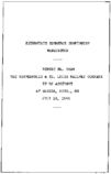 Interstate Commerce Commision Report of the Accident  Investigation Occuring on the MINNEAPOLIS AND ST LOUIS WASECA MN