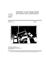 Examination of Lane Change Crashes and Potential IVHS Countermeasures