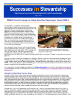 Successes in Stewardship  FHWA Peer Exchange on Using Corridor Planning to Inform NEPA