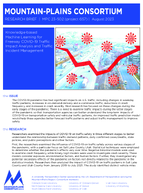 KnowledgeBased Machine Learning for Freeway COVID19 Traffic Impact Analysis and Traffic Incident Management Research Brief