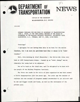 Remarks Prepared for Delivery by Secretary of Transportation John A Volpe at the SemiAnnual Meeting of the Board of Governors of the Railway Progress Institute