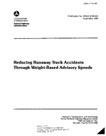 Reducing Runaway Truck Accidents Through WeightBased Advisory Speeds