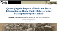 Quantifying the Impacts of Real Time Travel Information on Route Choice Behavior Using Psychophysiological Analysis