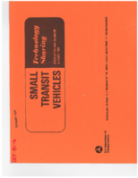 Small Transit Vehicles  StateoftheArt Overview